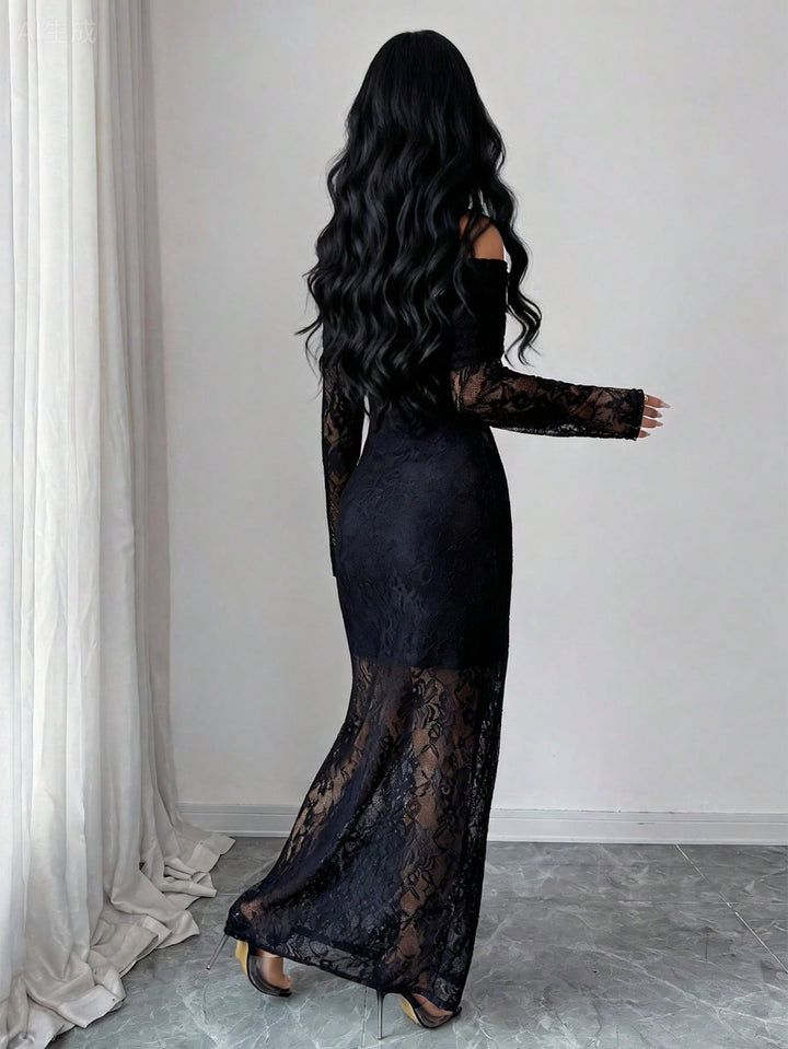 Rochie maxi SHEIN, negru