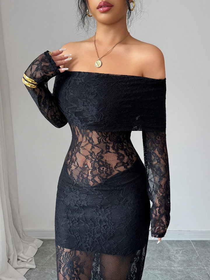 Rochie maxi SHEIN, negru