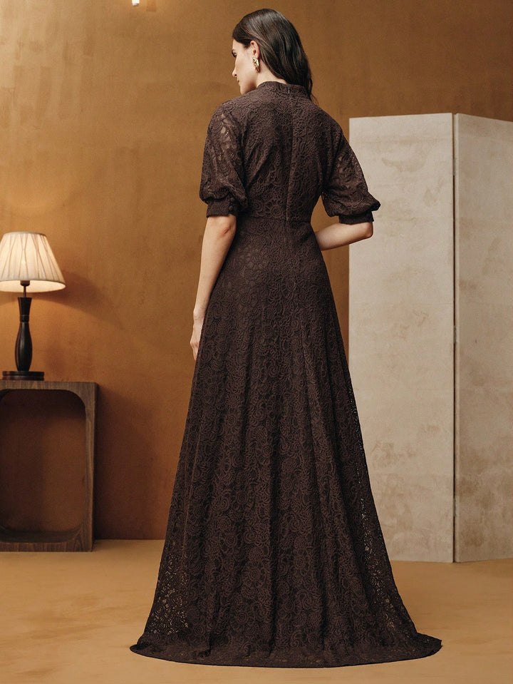 Rochie maxi SHEIN, maro