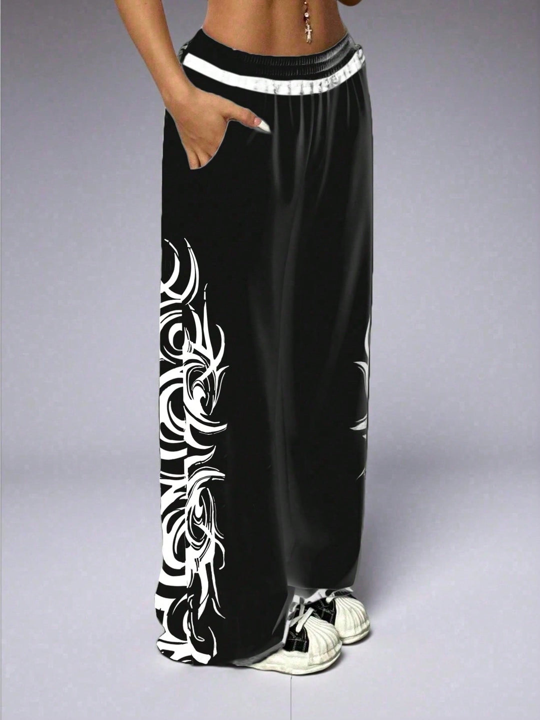 SHEIN leggings, fekete