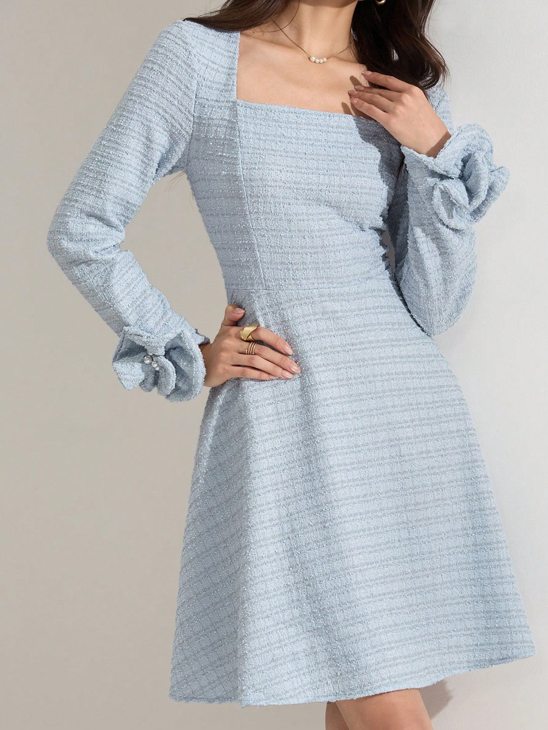 Rochie scurtă SHEIN, albastru