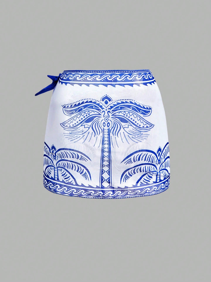 Set costum de baie SHEIN, mix culori