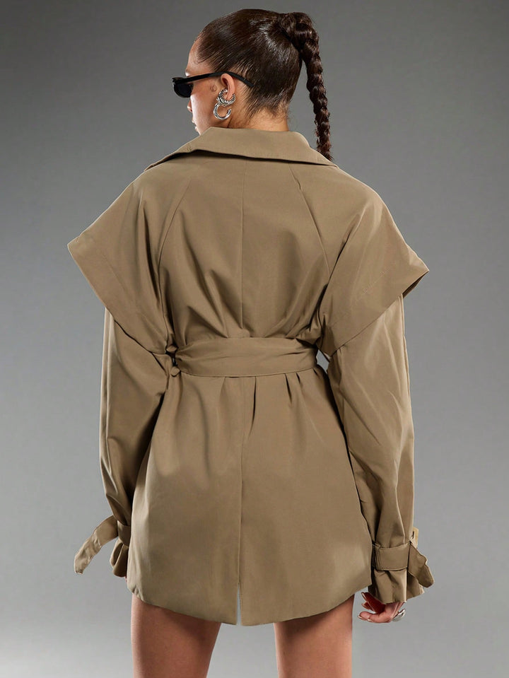 Trench SHEIN, kaki