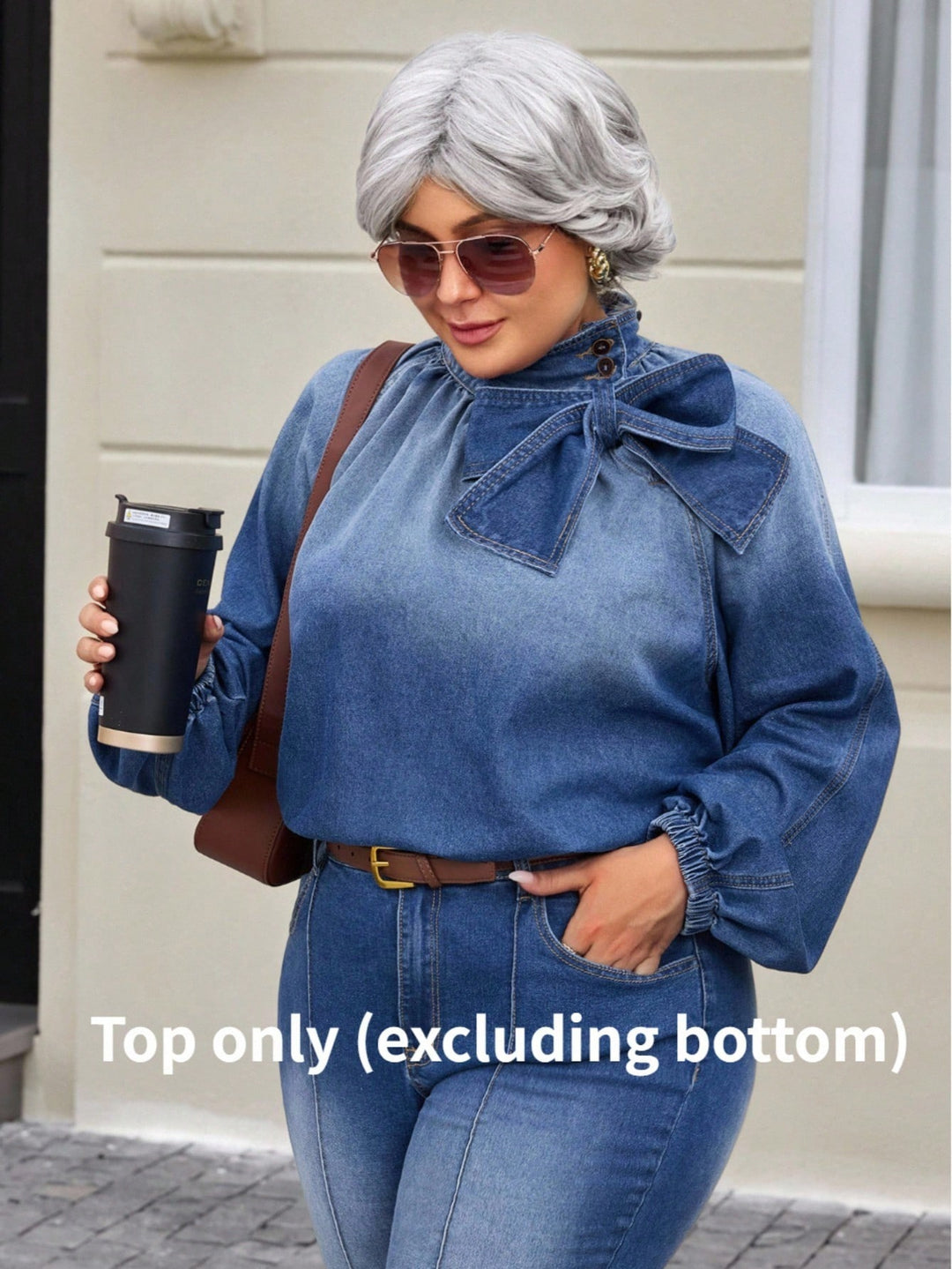 SHEIN felső, kék