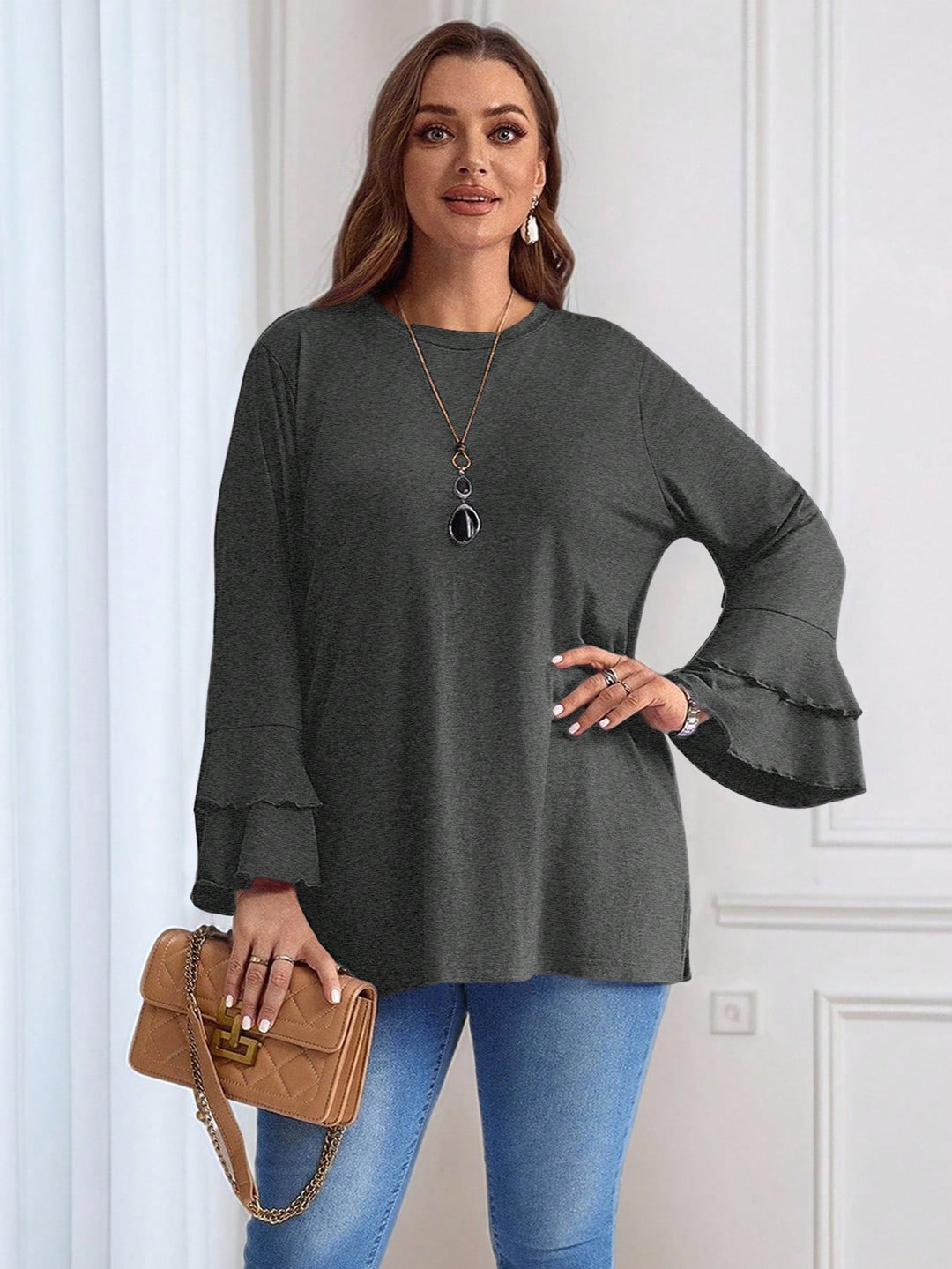 Tricou SHEIN, gri
