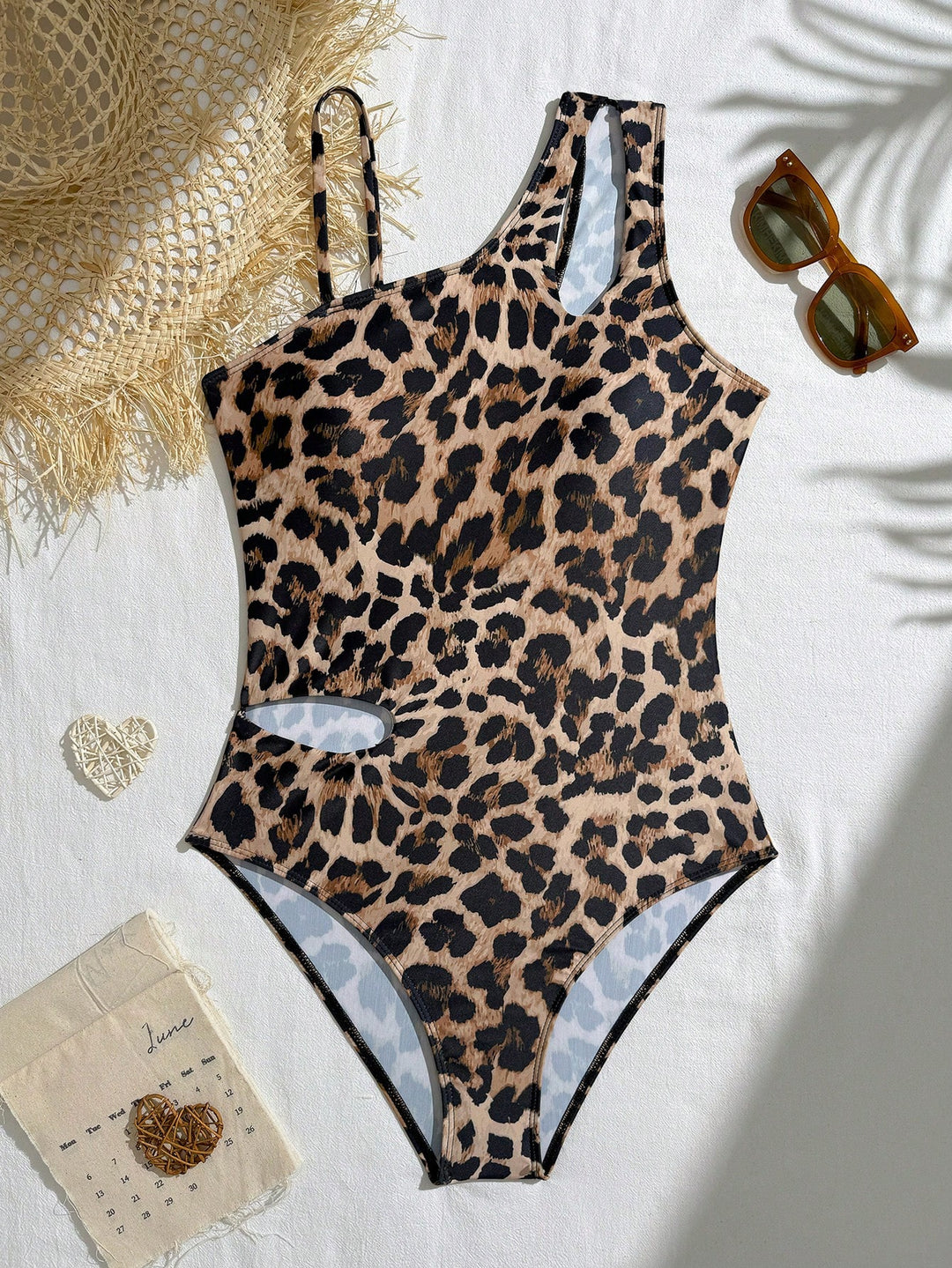 Costum de baie SHEIN, maro