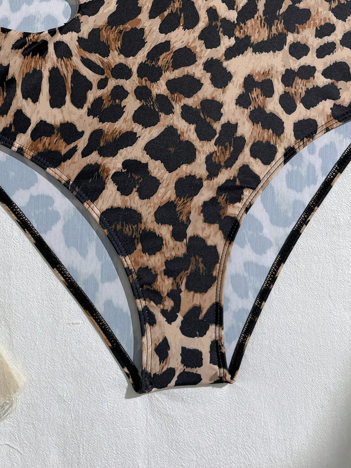 Costum de baie SHEIN, maro
