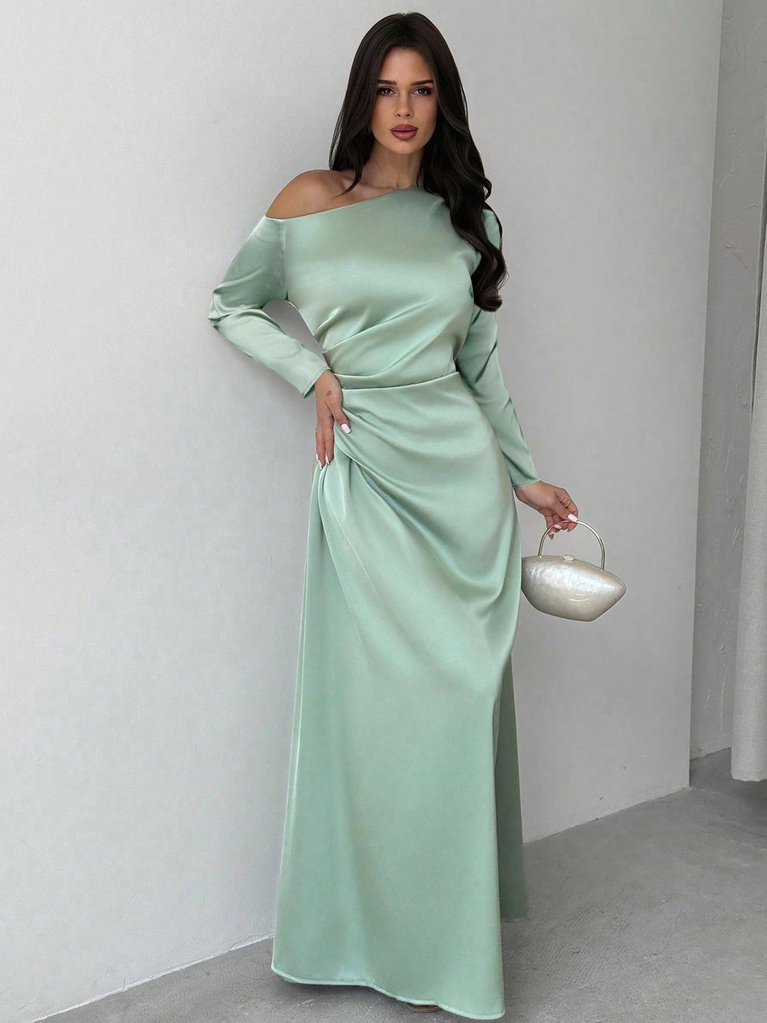 SHEIN maxi ruha, zöld