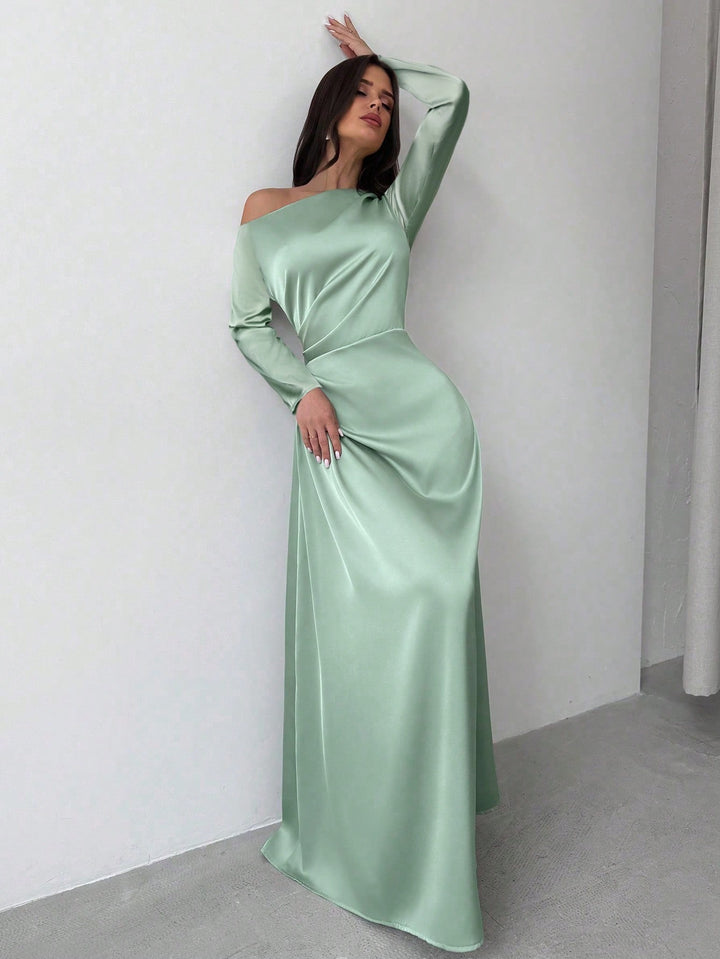 Rochie maxi SHEIN, verde