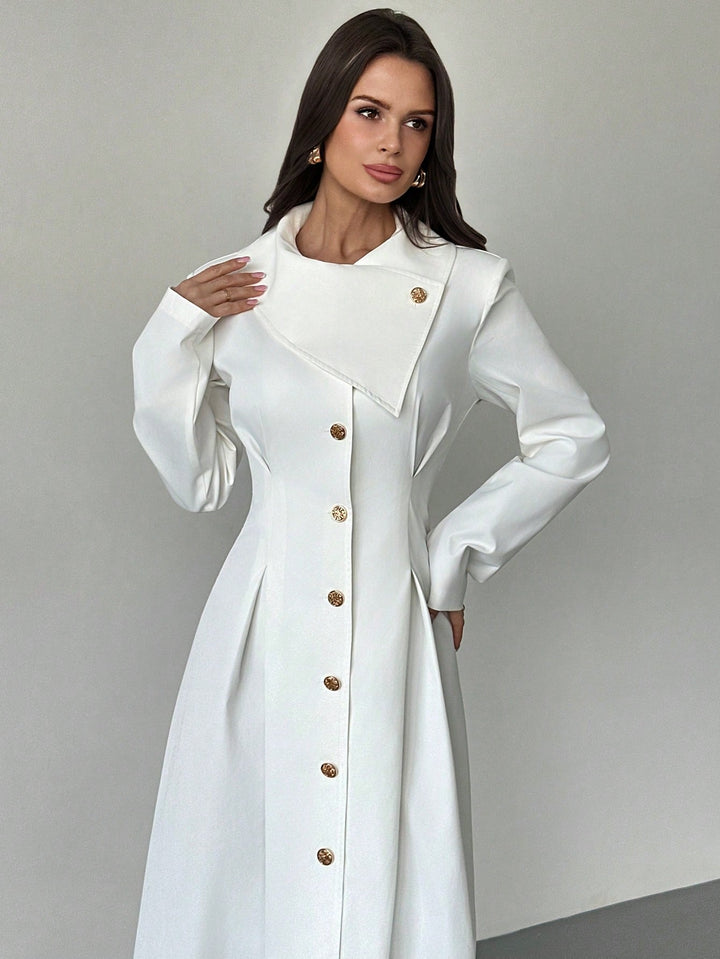 Rochie midi SHEIN, alb