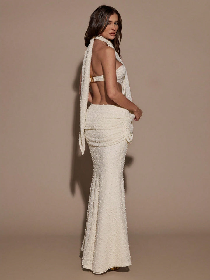 Rochie maxi SHEIN, portocaliu