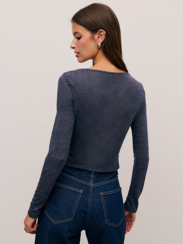 SHEIN blúz, kék