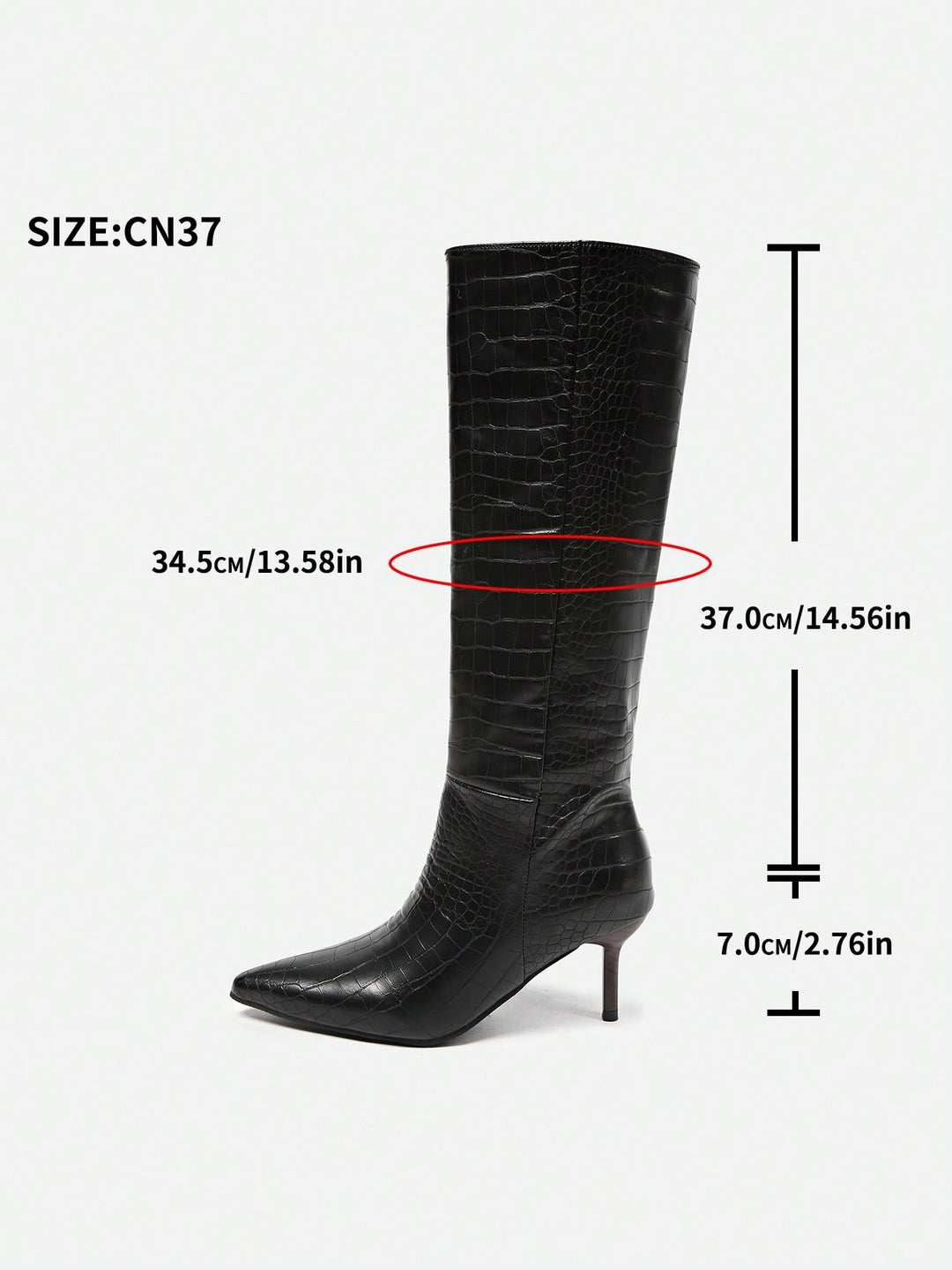 Cizme SHEIN, negru