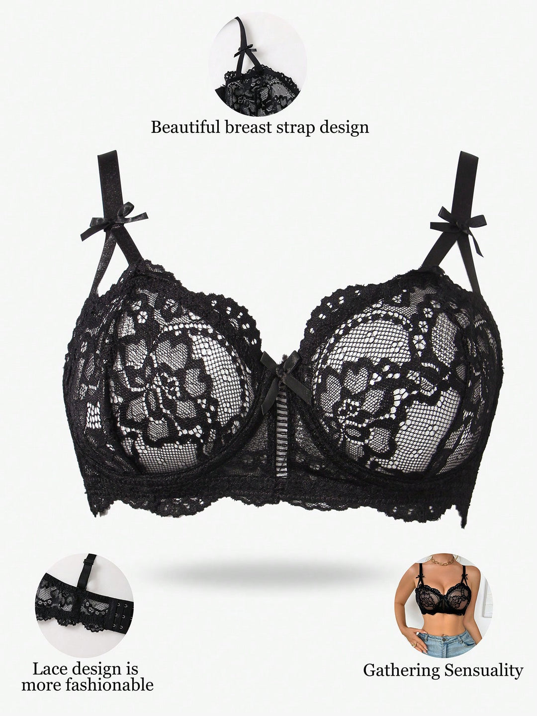 Sutien SHEIN, negru