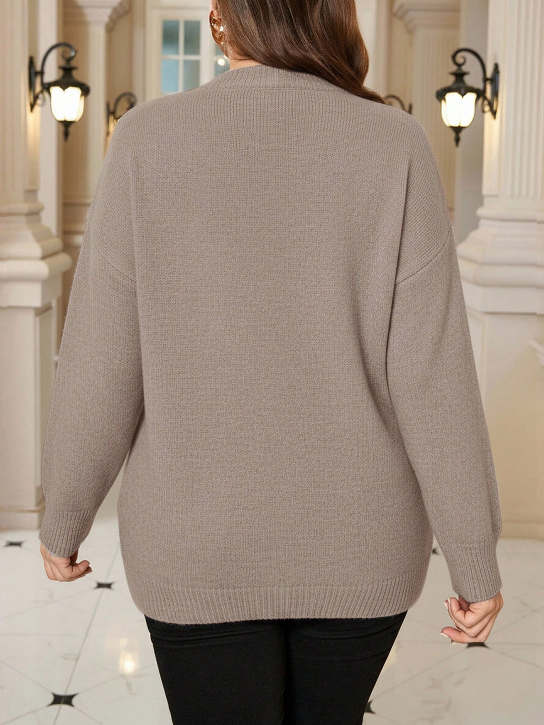 Pulover SHEIN, kaki