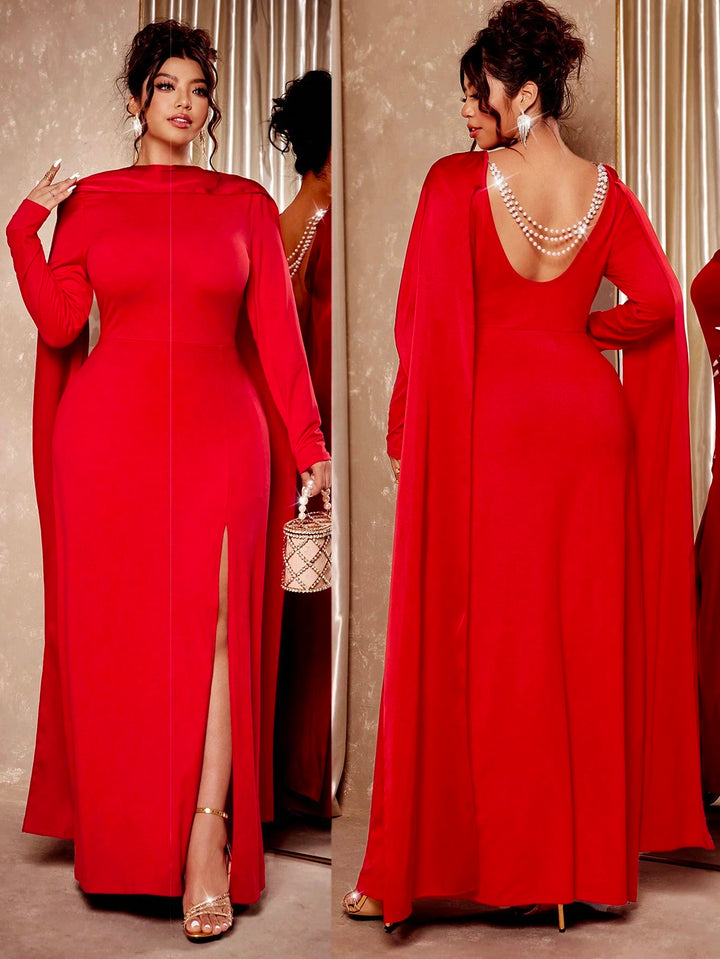 Rochie maxi SHEIN, roșu