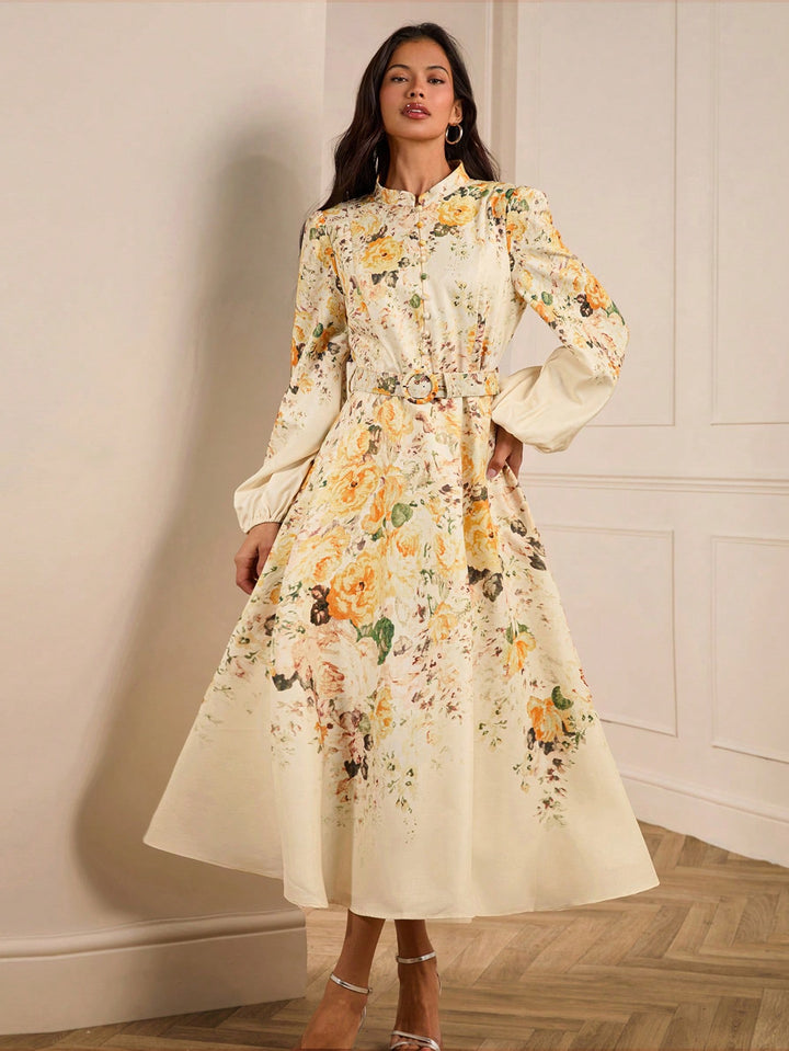 Rochie midi SHEIN, galben