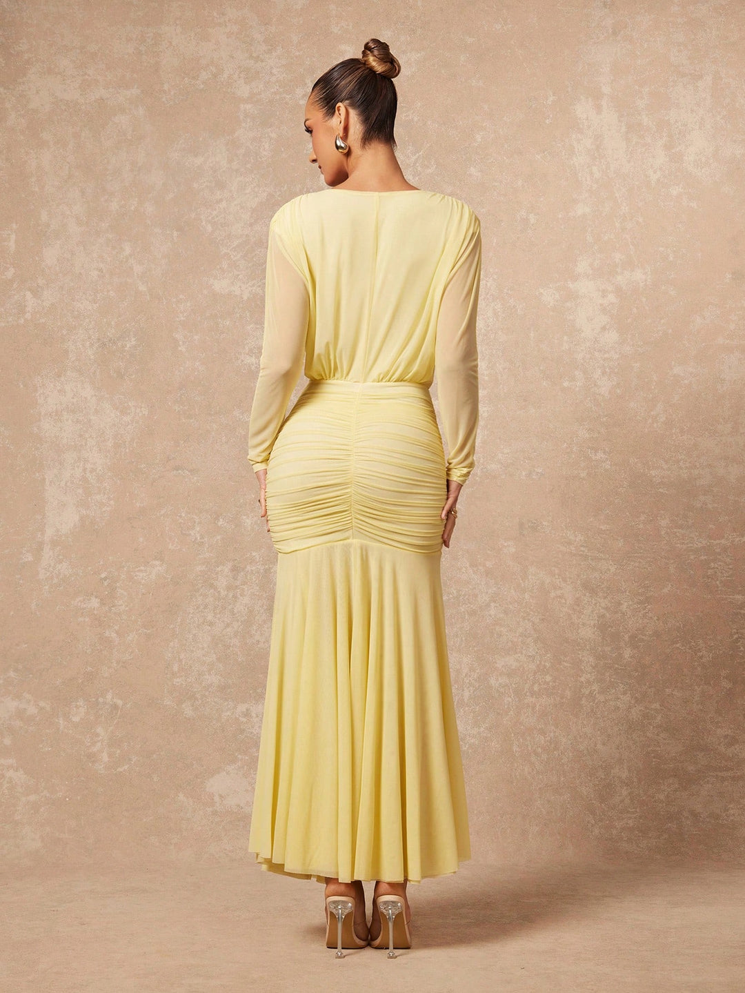 Rochie maxi SHEIN, galben