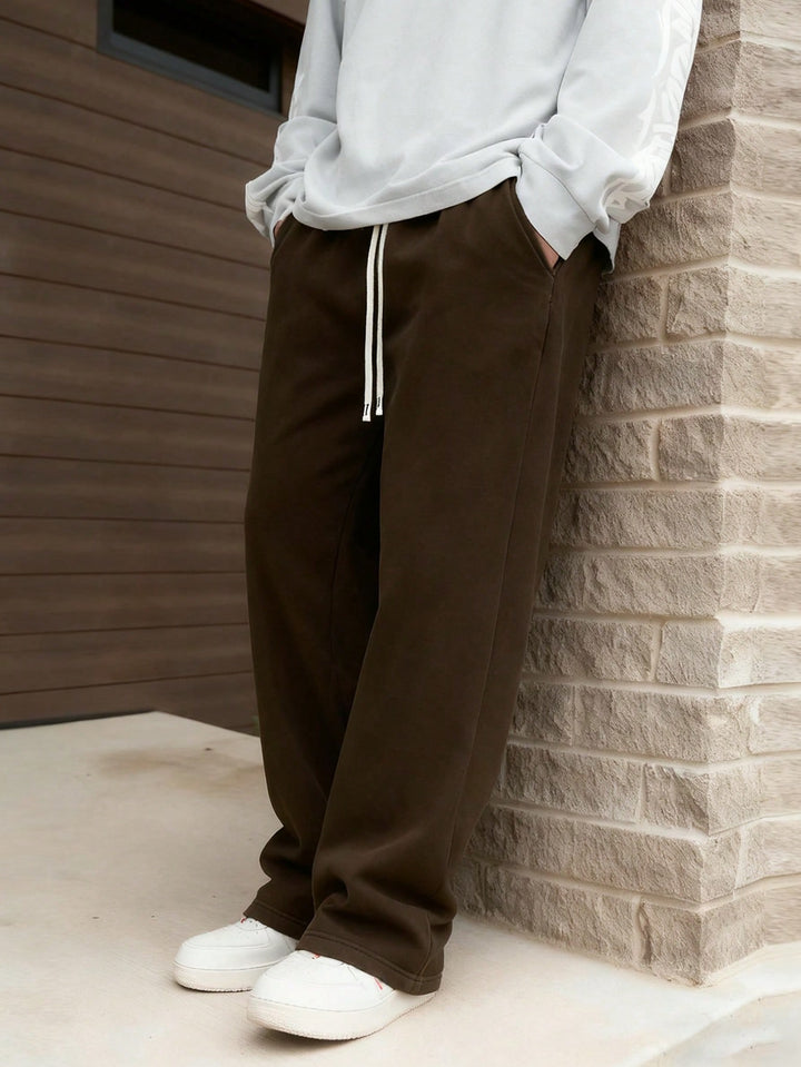 Pantaloni SHEIN, maro