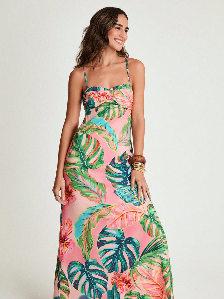 Rochie maxi SHEIN, mix culori