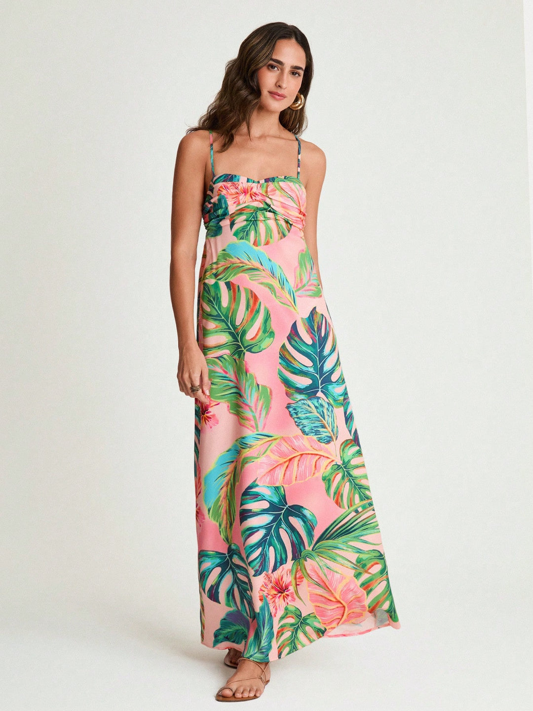 Rochie maxi SHEIN, mix culori