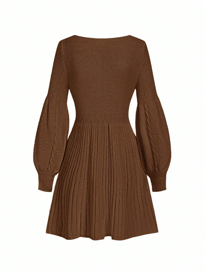 Rochie mini SHEIN, maro