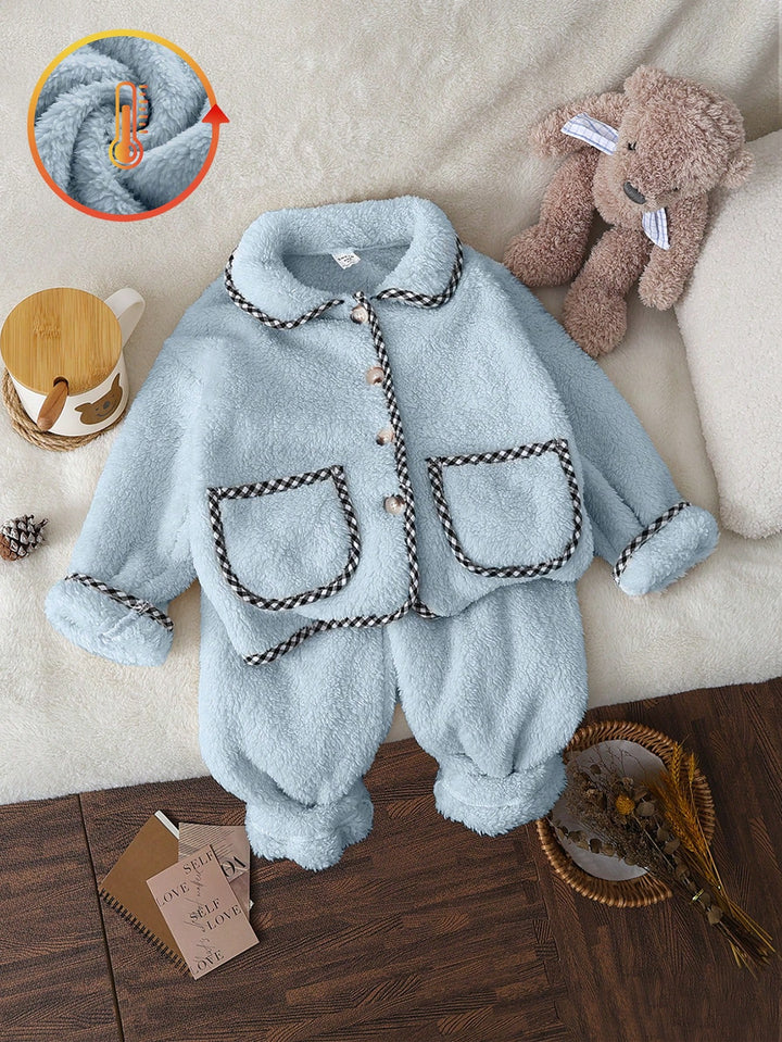 Pijama SHEIN, albastru