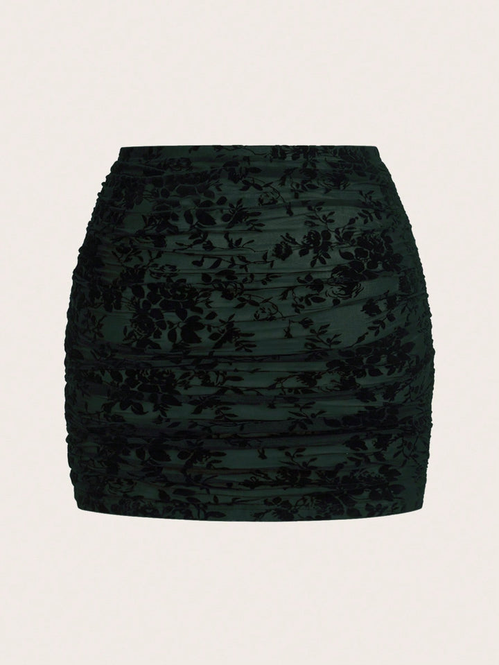 Fustă maxi SHEIN, verde