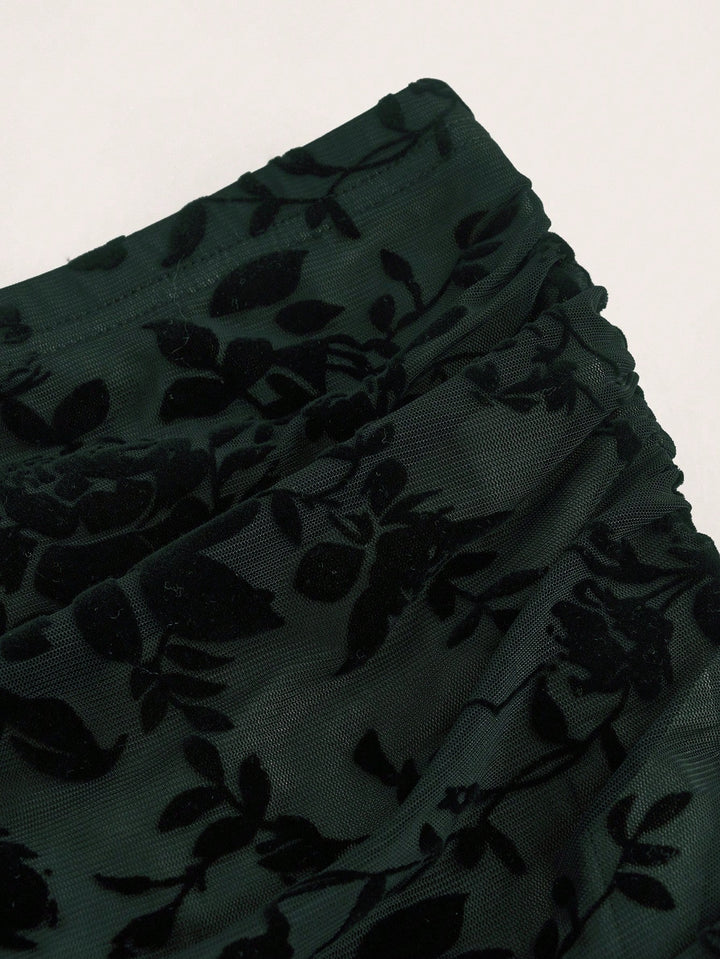Fustă maxi SHEIN, verde