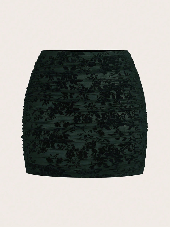 Fustă maxi SHEIN, verde