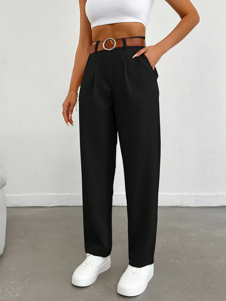 Pantaloni SHEIN, negru