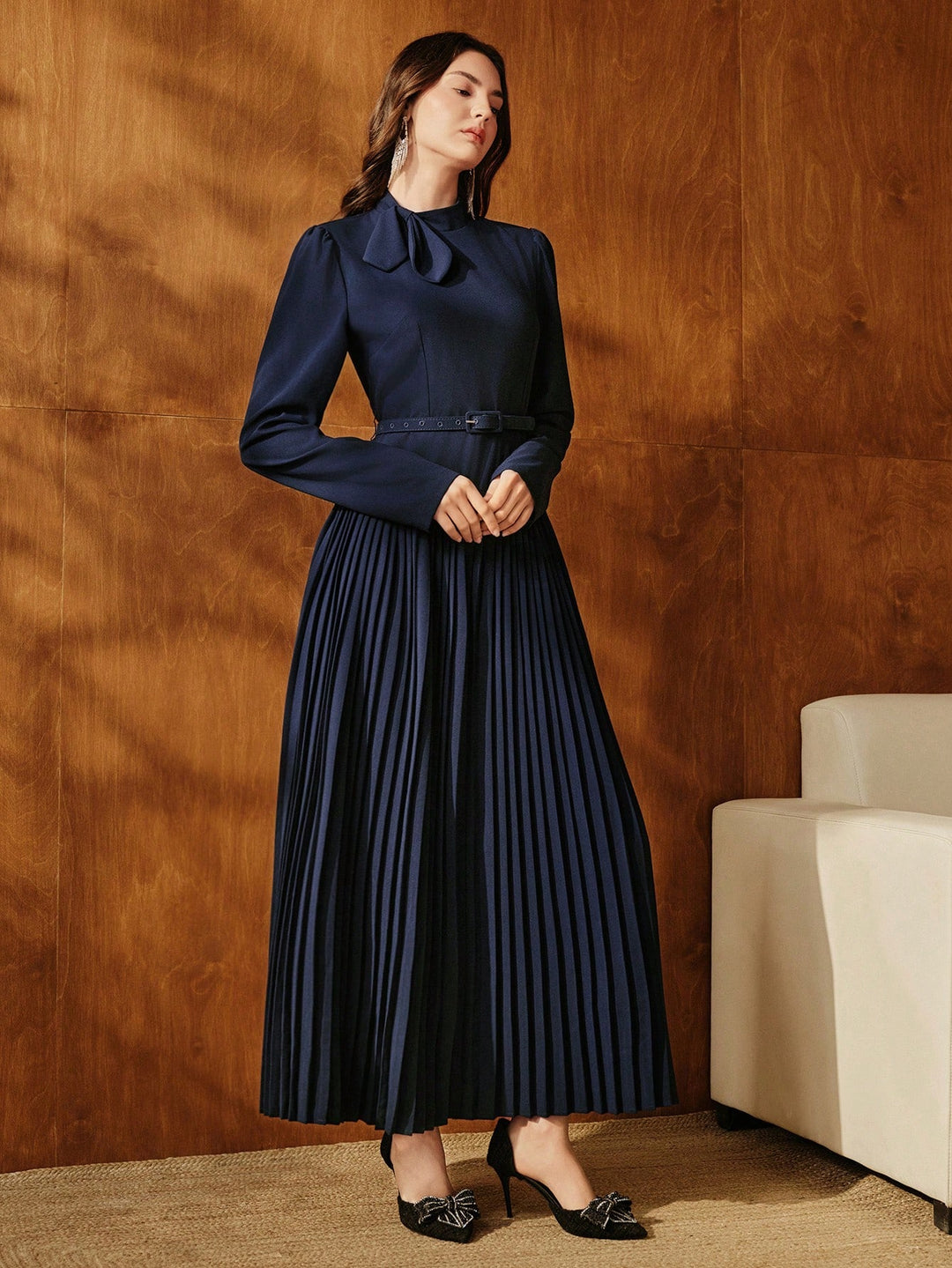 Rochie maxi SHEIN, albastru