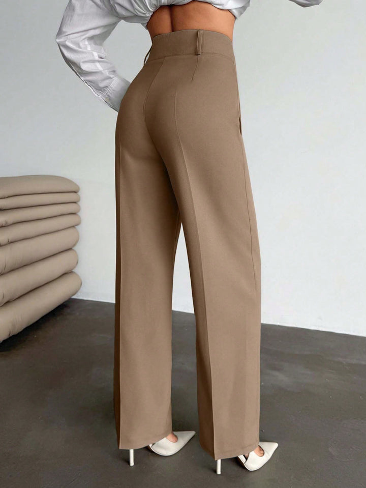 Pantaloni SHEIN, maro