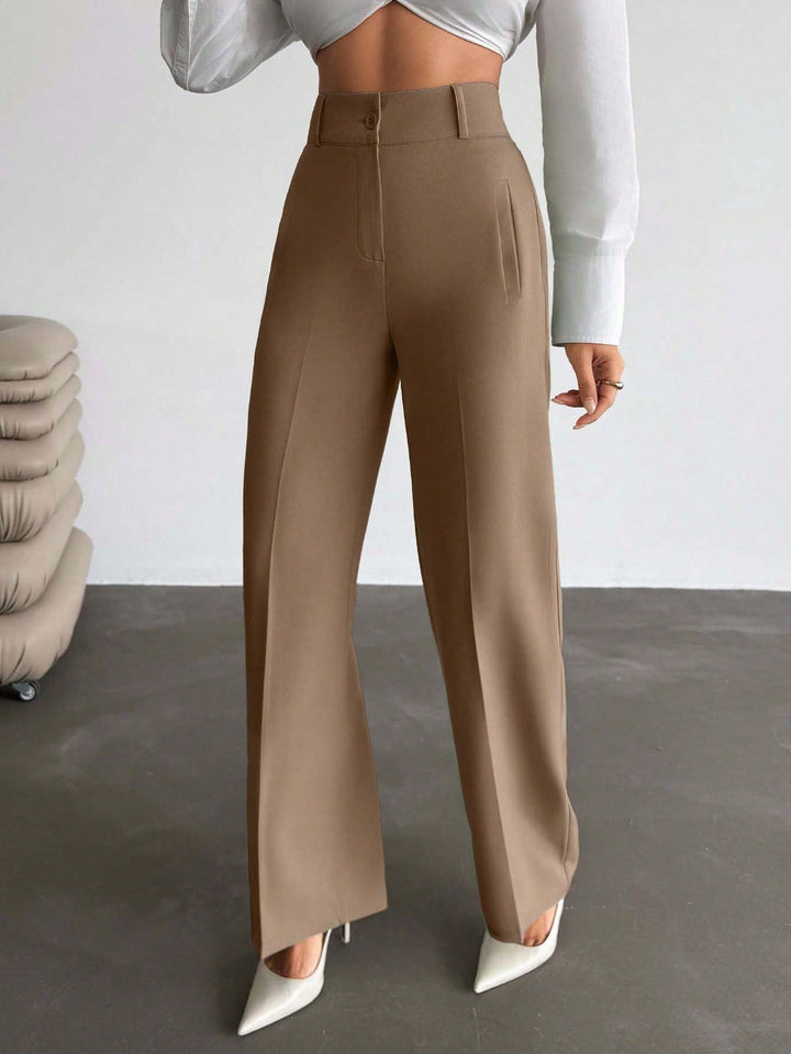 Pantaloni SHEIN, maro