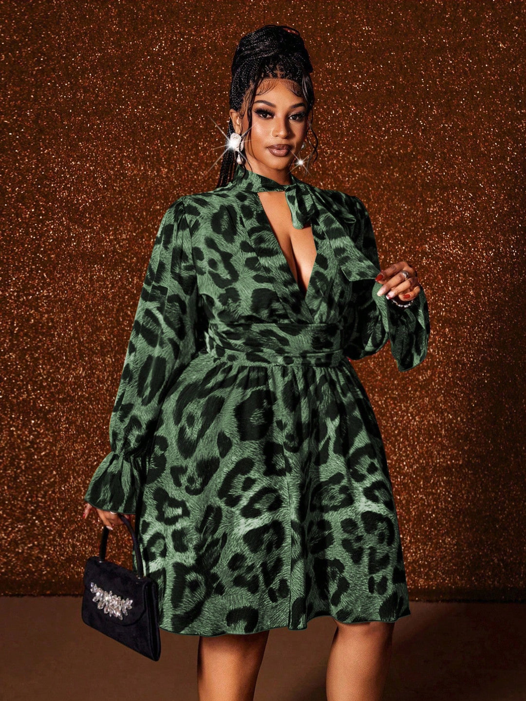 Rochie SHEIN, verde