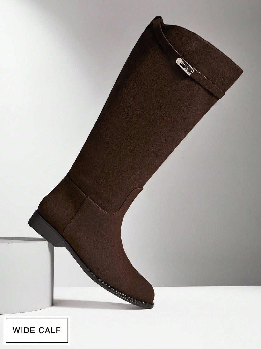 Botine SHEIN, maro
