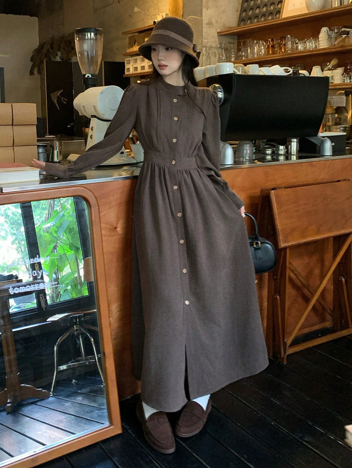 SHEIN maxi ruha, barna
