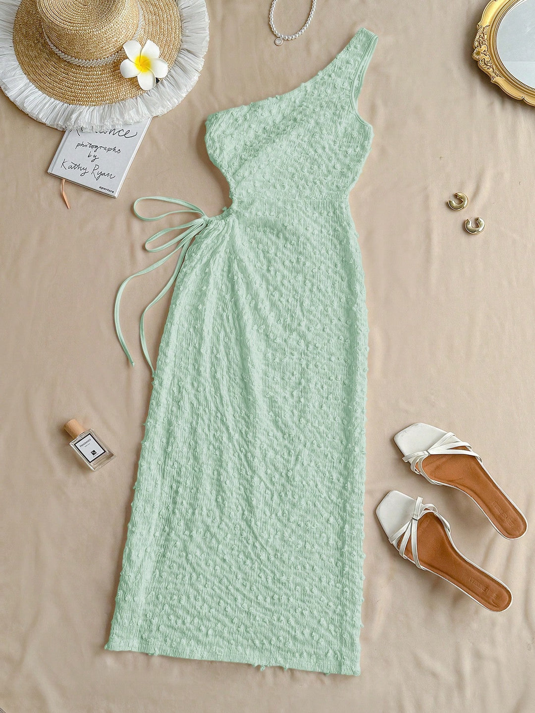 Rochie midi SHEIN, verde