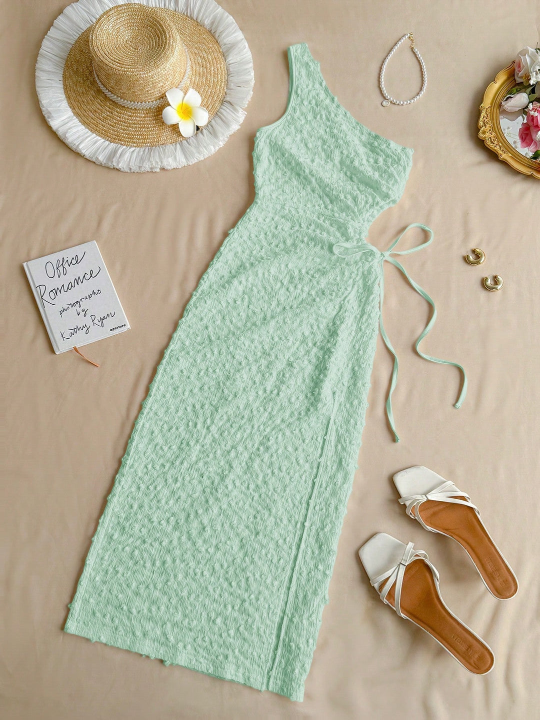 Rochie midi SHEIN, verde
