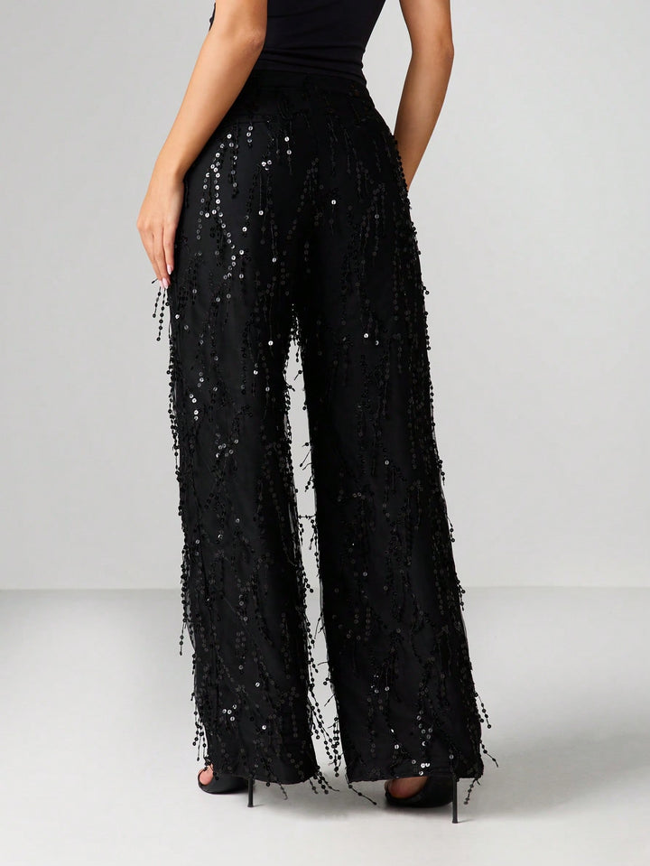 Pantaloni SHEIN, negru