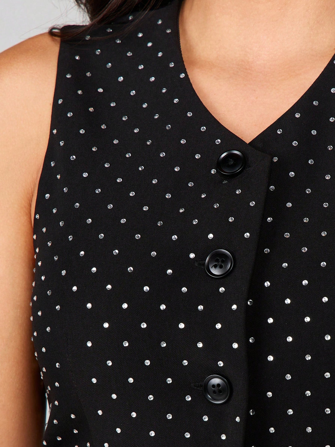 Top SHEIN, negru