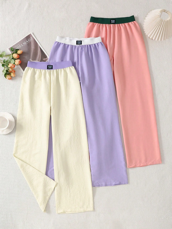 SHEIN vegyes színű pizsamanadrág szett