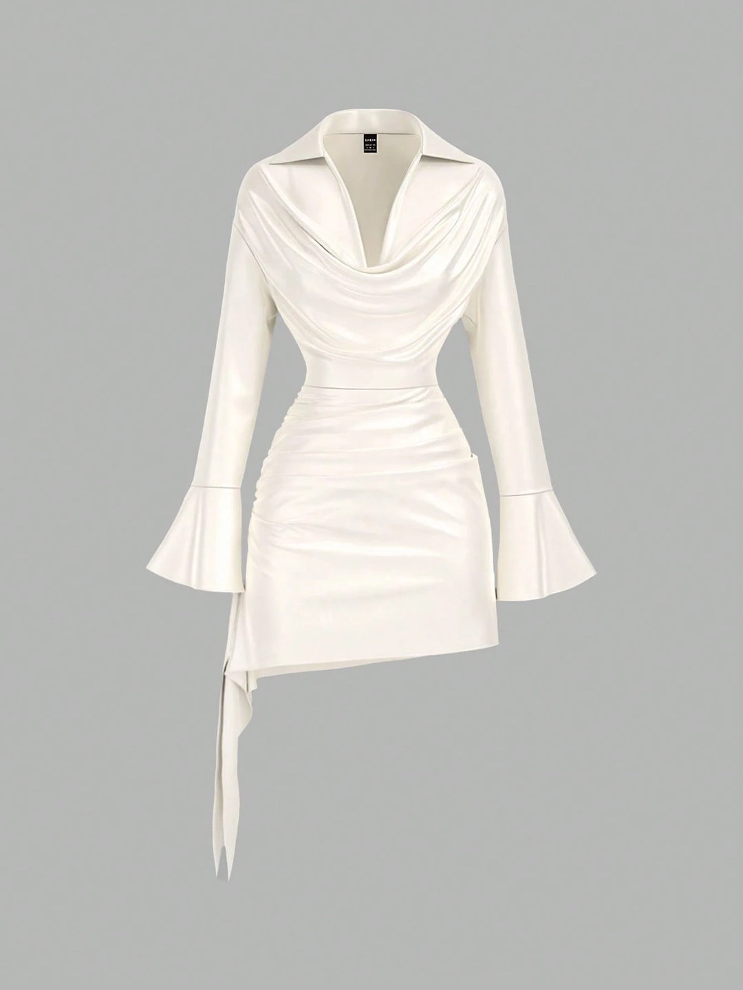 SHEIN mini ruha, ekrü