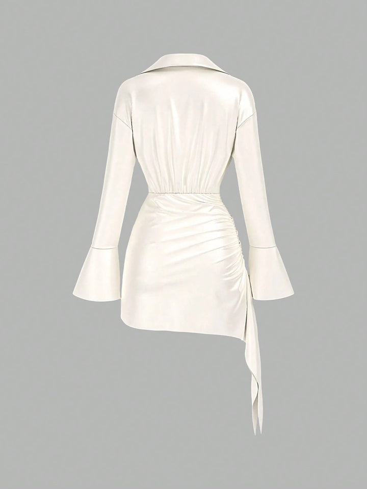 SHEIN mini ruha, ekrü
