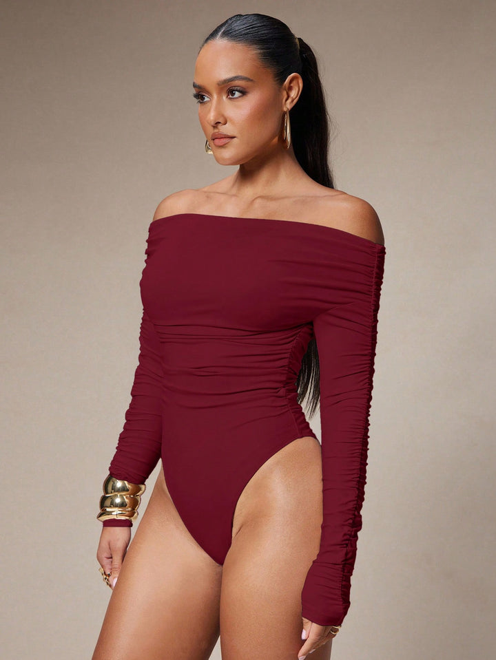 Body SHEIN, vișiniu