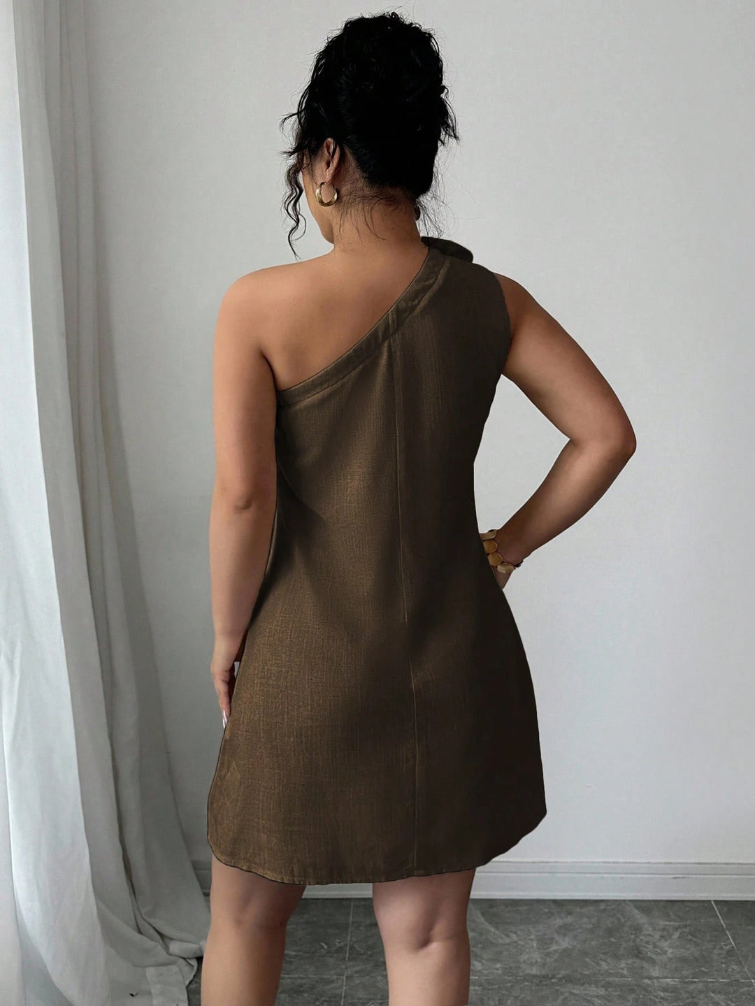 Rochie mini SHEIN, maro