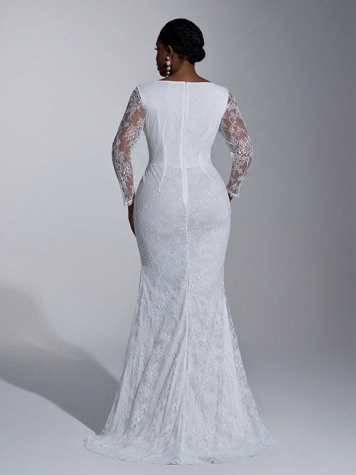 Rochie de mireasă SHEIN, alb