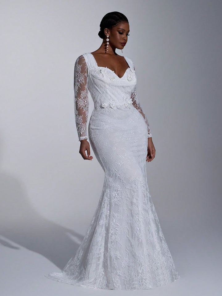 Rochie de mireasă SHEIN, alb