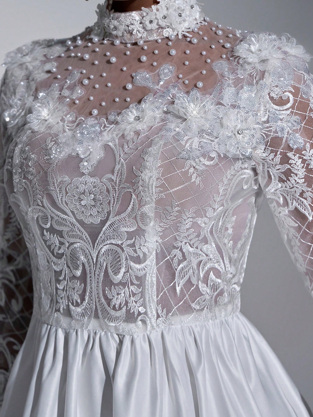 Rochie de ocazie SHEIN, alb