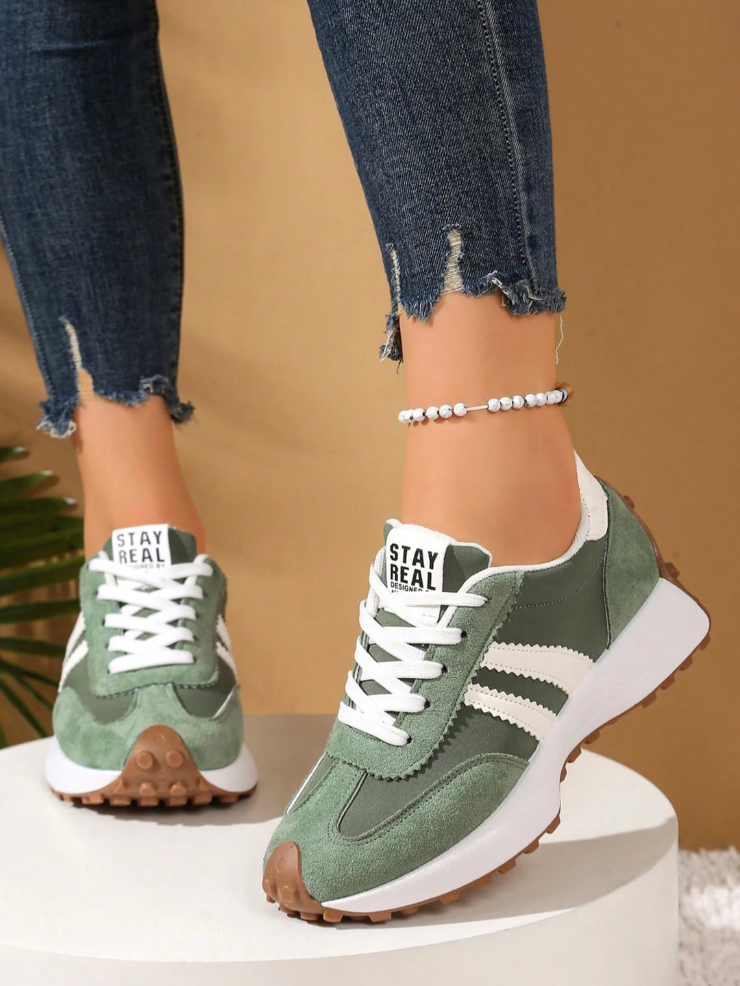 Pantofi sport SHEIN, verde